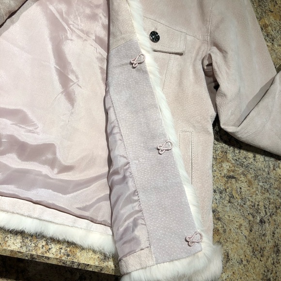 Wilson Leather Light Pink Suede Jacket - Picture 5 of 7